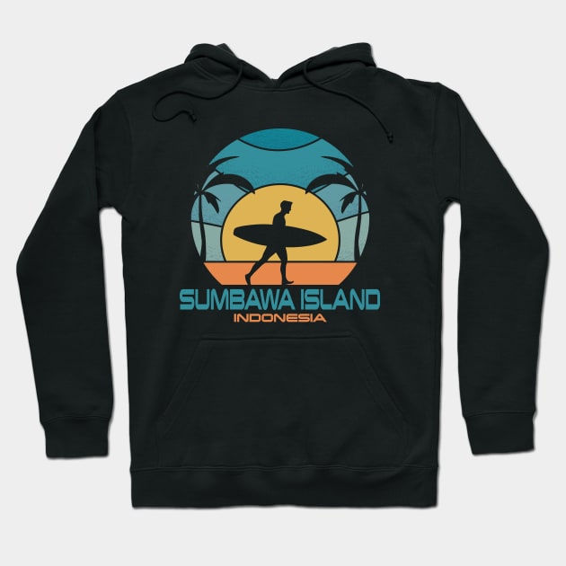 Sumbawa Island - Top 10 Surf Break - Indonesia Hoodie by Jas-Kei Designs